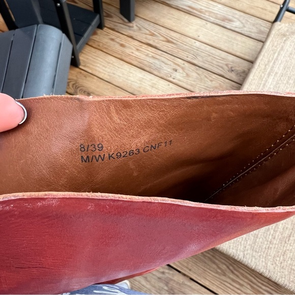 Kork-Ease Red Leather Platform Boots - Picture 9 of 9